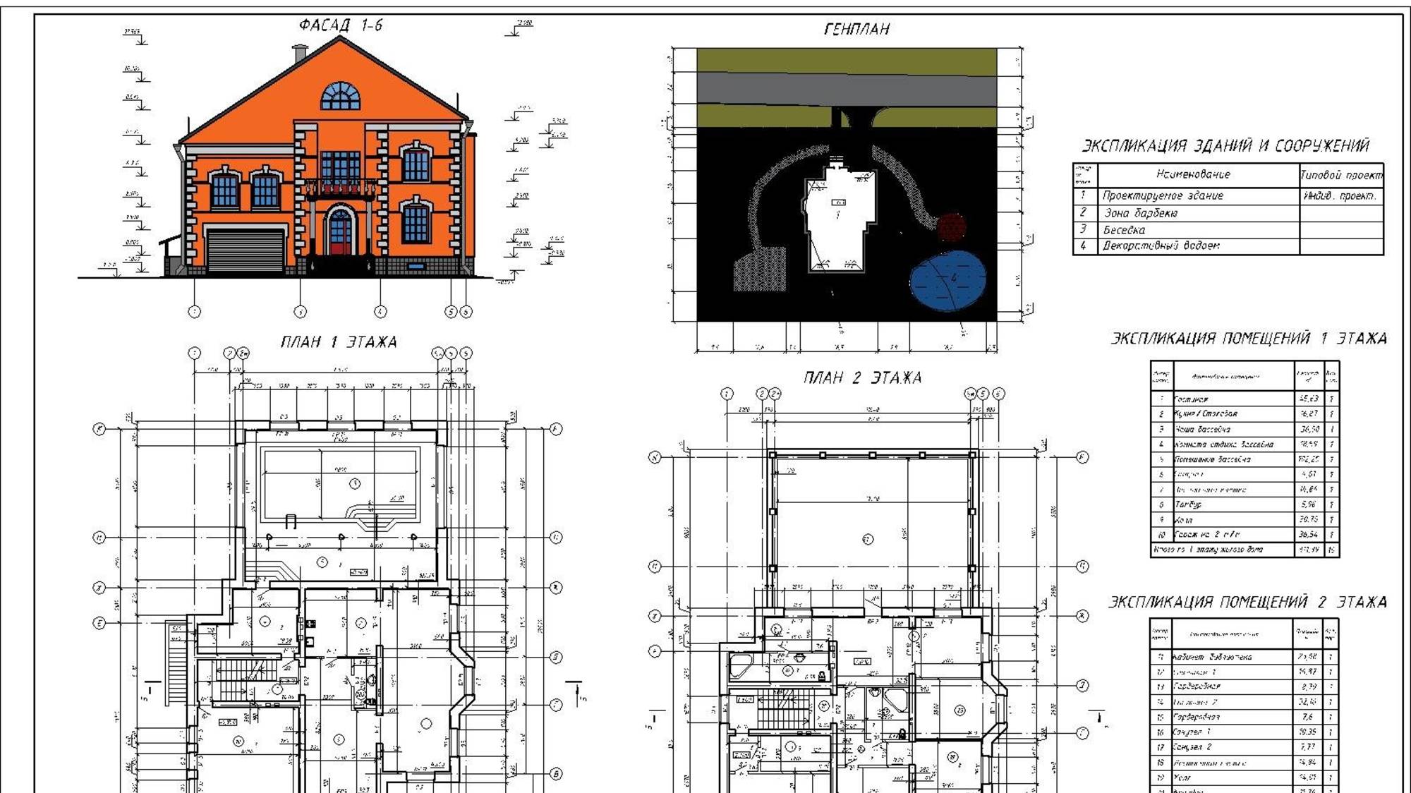 Дипломный проект коттедж с бассейном в составе пояснительная записка, смета, расчеты и чертежи смотреть онлайн