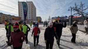 19.04.25 старт 5 вёрст в г. Надым - первые на Ямале .mp4