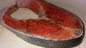 Стейк из лосося