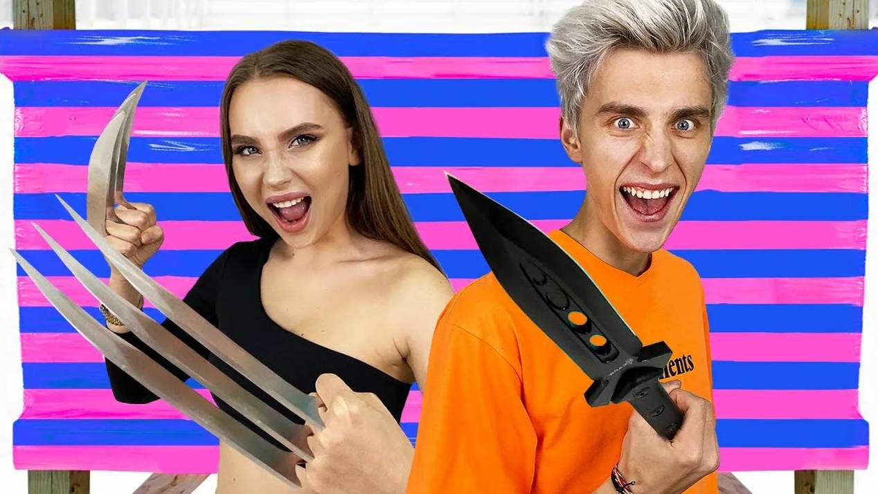 ВЛАД А4 - ЭКСТРЕМАЛЬНЫЙ Мальчик vs Девочка 100 СЛОЕВ ЧЕЛЛЕНДЖ !