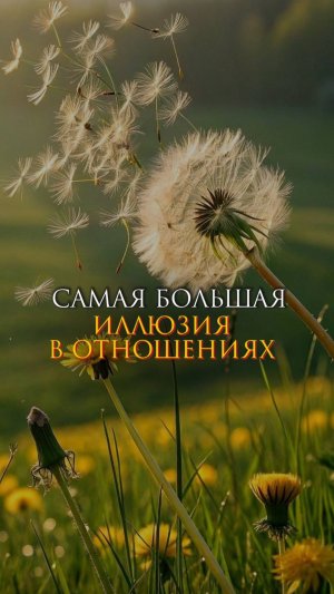 Самая большая иллюзия в отношениях