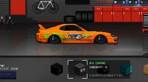 быстрая настройка на супругов в Pixel Car Racer