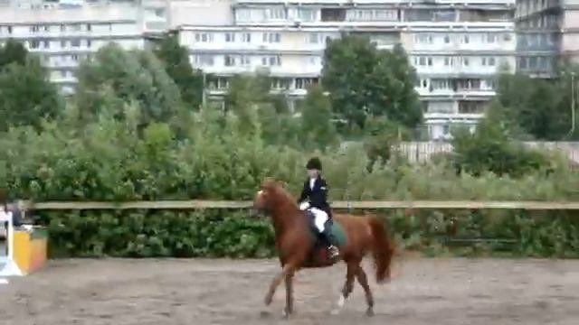 ДАРЬЯ САМОДУРОВА, первый экзамен по конкуру