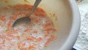 Морковно-яблочный пирог с маскарпоне