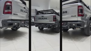 Бампер силовой задний BMS PRO-Line для Додж Рам 1500 2019-2024