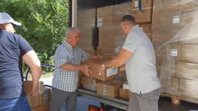🇷🇺Воронежские отцы передали медикаменты в Херсон, рисунки Бойцам Армии РФ через Игоря Кастюкевича