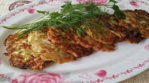 Кабачковые оладьи с куриным фаршем