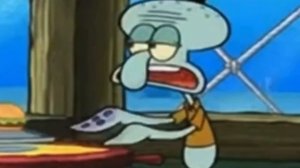 Сквидвард становится качком мем