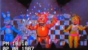 Первое выступление игрушечных аниматроников. 1986-1993 г (?).