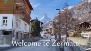 Церматт - фантастическая швейцарская деревушка в заснеженных Швейцарских Альпах, Швейцария