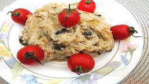 Рисовая вермишель с овощами