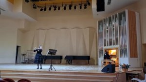 И.Пахельбель Канон. Исполняют Данилина Мелания (флейта) и Хуторнов Глеб (орган).