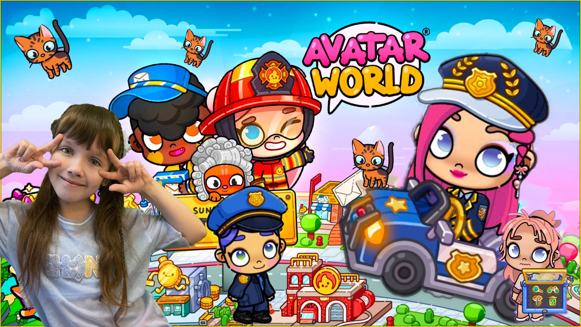 Обновление ПОЛИЦЕЙСКИЙ УЧАСТОК в Avatar World. Новые СЕКРЕТЫ ПАКИ ОДЕЖДА. #avatarworld #аватарворлд