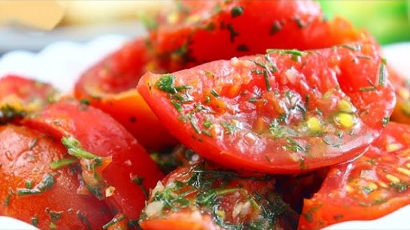 ПОМИДОРЫ по корейски за 5 минут: самый быстрый и вкусный рецепт