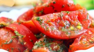 ПОМИДОРЫ по корейски за 5 минут: самый быстрый и вкусный рецепт