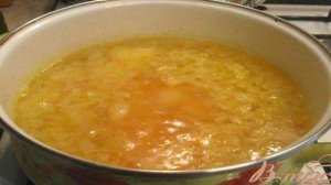 Суп с сырными  шариками