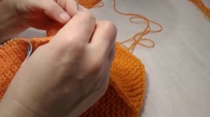 MaTusy. About knitting. Закрытие петель отворота шапочки.