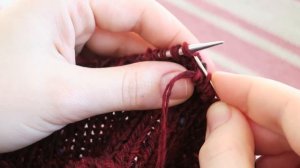 КАК Я ВЯЖУ: закрытие резинки 1 на 1 иглой