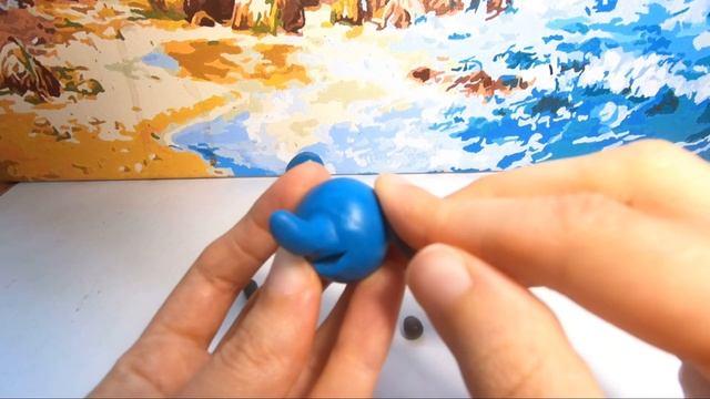 Лепим Амма из пластилина. Мультик Кролик Бинг\Bing bunny
