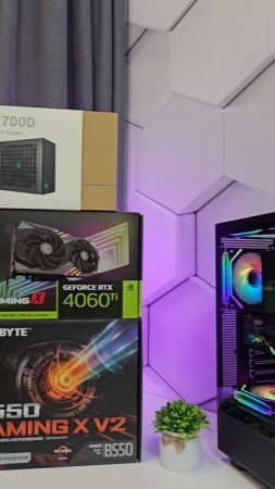 Игровой ПК на RTX 4060TI и Ryzen 5 5600 #сборкапк #nvidia #nvidia