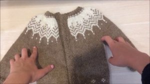 Экспресс МК по детской кофточке с жаккардом