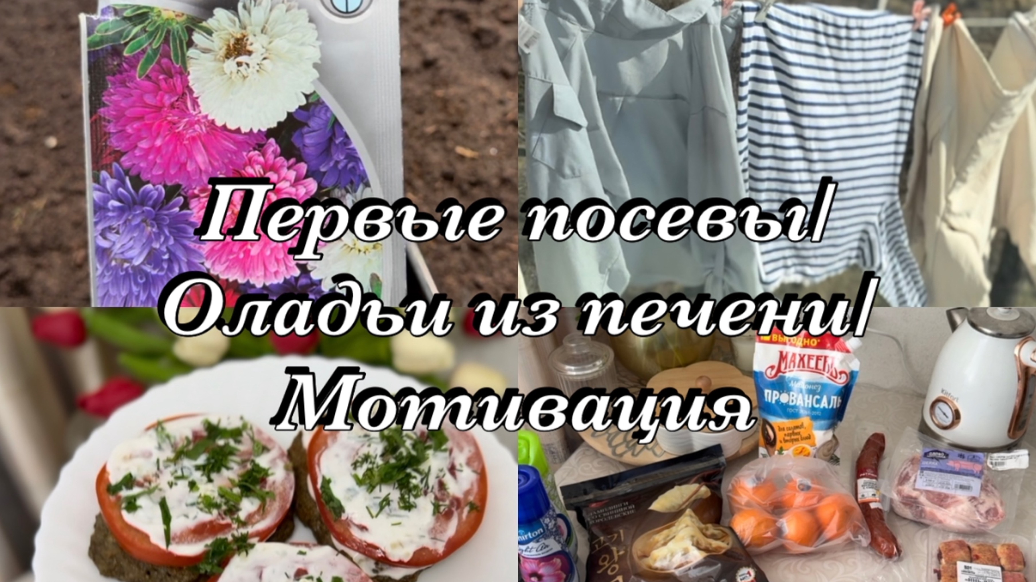 Первые посевы🌱Оладьи из печени🧑🏻🍳Мотивация🪄