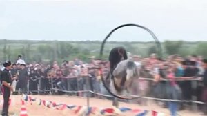 Всероссийские соревнования по джигитовке в Суровикино.
