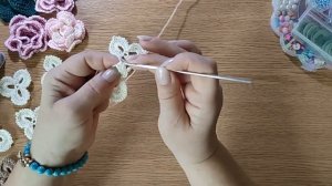 Вязание крючком .Ирландское кружево .
