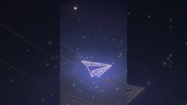 В Дубае провели шоу дронов в честь достижения 1 млрд пользователей в Telegram