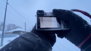 Зимняя фотография от первого лица в снегопад | Sony A6000 + Юпитер 37А 135мм f/3.5