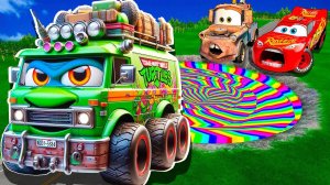 Машинки летают и прыгают! Развивающие мультики Машины помощники. Мультфильмы про машинки