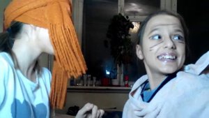 Макеяж с завязанными глазами