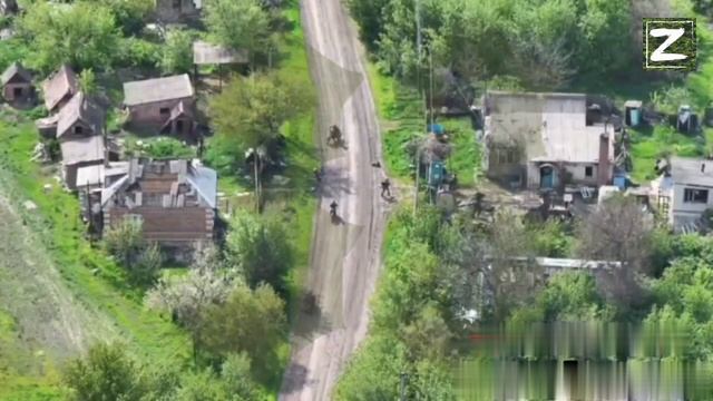 Константиновское направление, эпичные кадры объективного контроля захода наших в Новооленевку