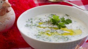 Холодный кефирный суп
