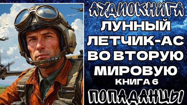 АУДИОКНИГА ПОПАДАНЦЫ: ЛУННЫЙ ЛЕТЧИК-АС ВО ВТОРУЮ МИРОВУЮ. КНИГА 6