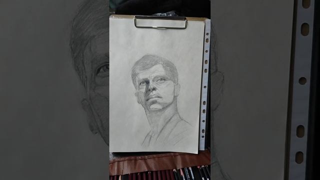 Портрет Карандашом. Учусь Рисовать Сам.