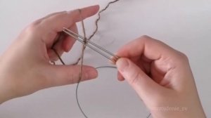 Набор петель методом Джуди (спицы)