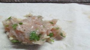 Пирожки из лаваша с куриным фаршем