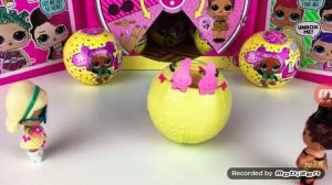 Распаковка 3 серия шариков лол лол  конфетти поп