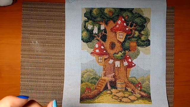 Отчёт/2 по вышивке Волшебный дуб смотреть онлайн