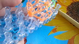 Апельсин из резинок Rainbow Loom на станке Rainbow Loom, Урок 6