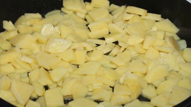 Картошка с грибами и луком