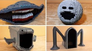 LEGO Просыпающаяся луна ПРОТИВ Пузыря, Эль Гран Майя ПРОТИВ морской Пожиратель.