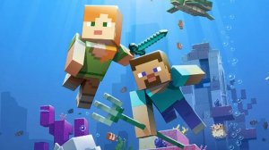 Minecraft  ,выживание в онлайне с комментариями