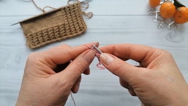 Вариант вязаной планка для кардигана