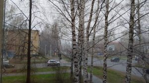 Снег в Глазове 2 мая 2025 года.