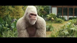 Смешной момент из фильма Рэмпейдж