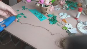 Джутовая верёвка для декора.