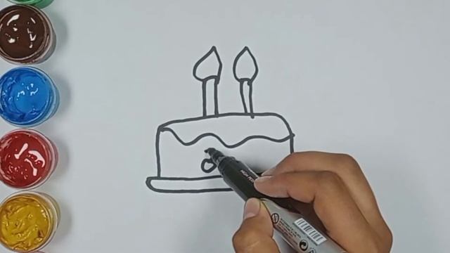 Bolalar uchun Gaz pishirgichi rasm chizish/Drawing Gas cooker for children/Рисунок плиты для детей