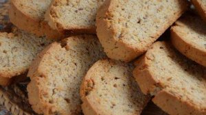 Домашние постные сухарики